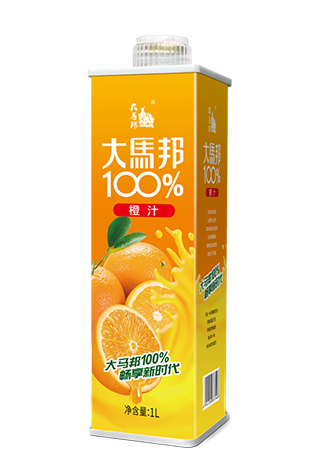 大馬邦1L方盒100%橙汁